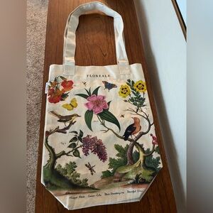 Cavallini & Co San Francisco Floreale Floral Canvas Tote Bag